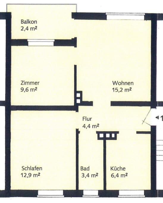 Country Style Apartment With Balcony Near Fair Hannover Luaran gambar